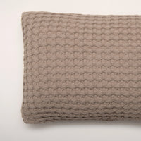 Almofada de Algodão Camel 35x50 cm Padrão Waffle - Nicole