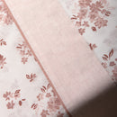Jogo de Lençóis 100% Algodão 180 Fios Floral Rosa