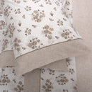 Jogo de Lençóis 100% Algodão 180 Fios Floral Taupe – 820