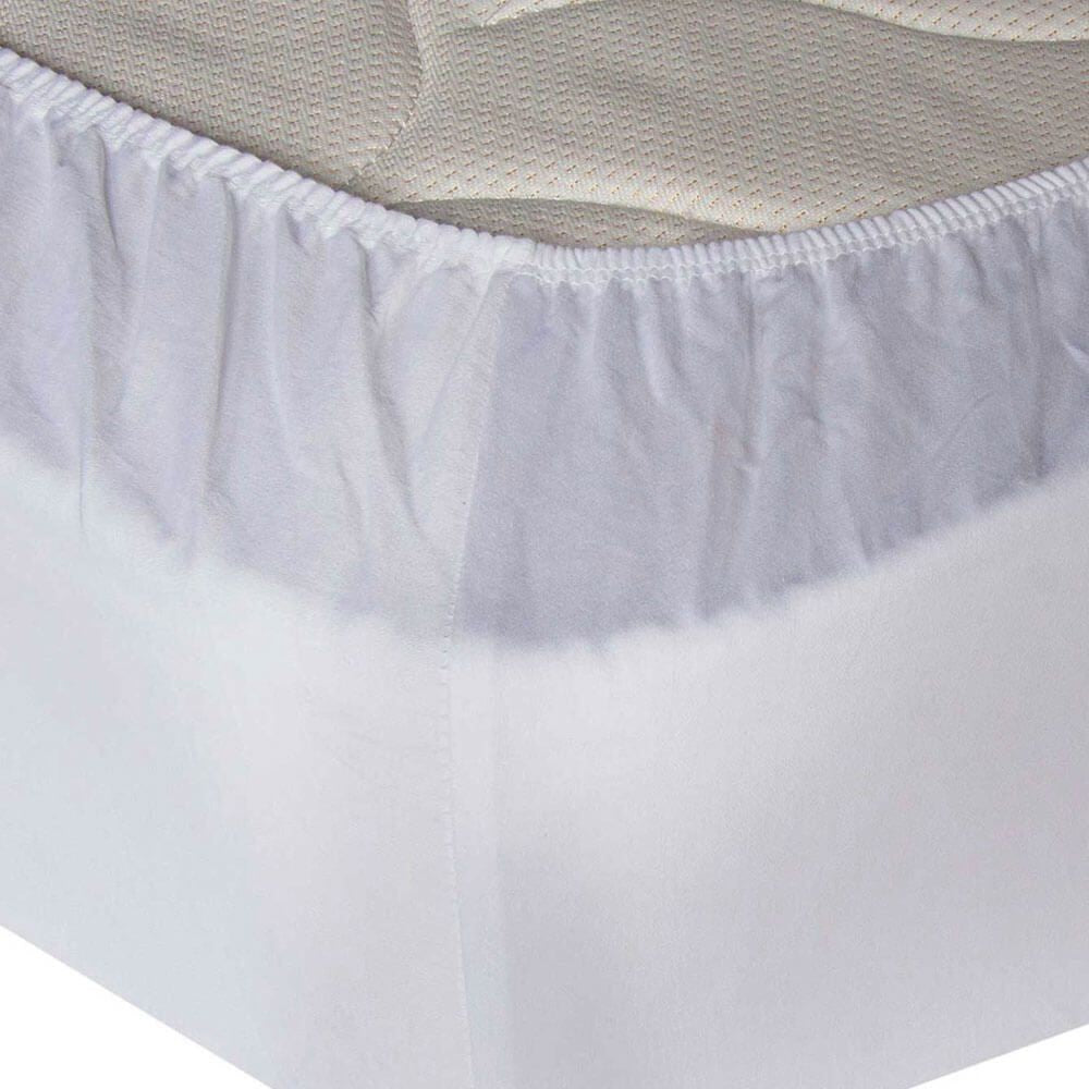 Lençol de Baixo Ajustável Branco
