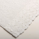 (3 Peças) Jogo de Toalhas Branco Stonewashed 100% Algodão 500g com Renda – Alícia