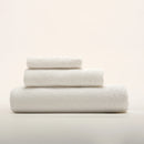 (3 Peças) Toalhas Branco Stonewashed 100% Algodão 500g com Renda