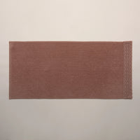 (3 Peças) Jogo de Toalhas Rosa 100% Algodão Stonewashed 500g com Renda – Alícia