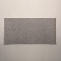 (3 Piezas) Juego de Toallas Gris Claro 100% Algodón 500g con Encaje – Alba