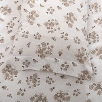 Funda Nórdica Floral Topo y Blanco - 820
