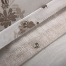Funda Nórdica Floral Topo y Blanco - 820