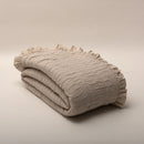 Edredão 100% Algodão Taupe com Folhos - Elise