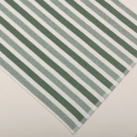 (3 Piezas) Toallas Verde 100% Algodón 450g con Rayas - Iara