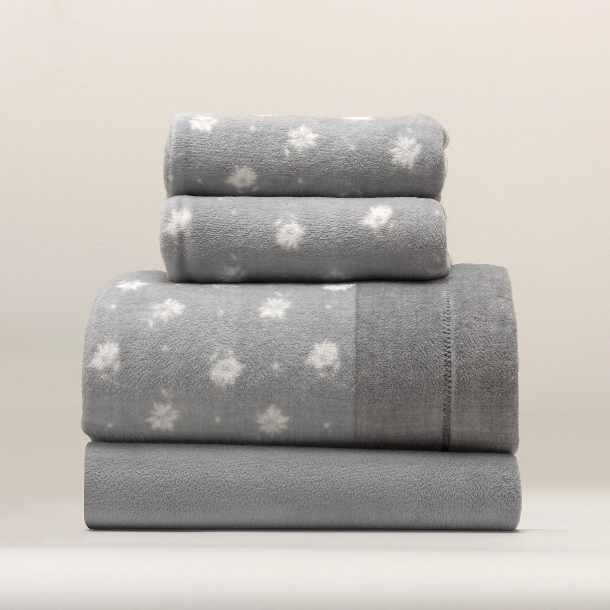 Lençóis de Coralina 290 gr/m² Cinzento