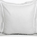 Almofada Decorativa com Renda Cinzento