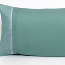 Par de Fundas de Almohada 729 Verde 50 x 80 cm