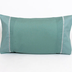 Par de Fundas de Almohada 729 Verde 50 x 80 cm