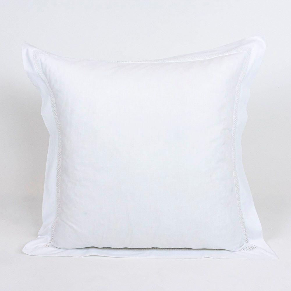 Almofada Decorativa com Renda Branco