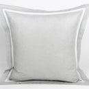 Almofada Decorativa com Renda Cinzento