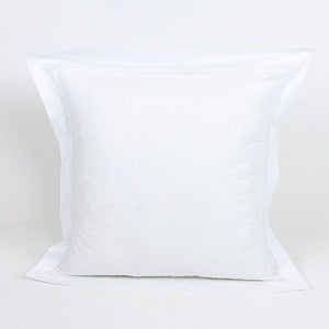 Par Cojines Decorativos con Puntilla Blanco - 50 x 50 cm