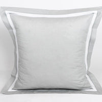 Almofada Decorativa com Renda Cinzento