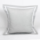 Almofada Decorativa com Renda Cinzento