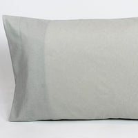 Par de Fundas de Almohada Lisas Gris 50 x 80 cm