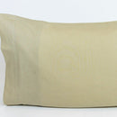 Par de Fronhas de Almofada Liso Camel 50 x 80 cm