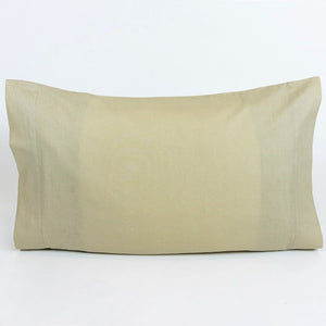 Par de Fundas de Almohada Lisas Camel 50 x 80 cm