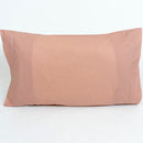 Par de Fundas de Almohada Lisas Rosa Palo 50 x 80 cm