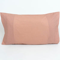 Par de Fundas de Almohada Lisas Rosa Palo 50 x 80 cm