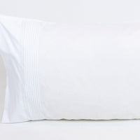Par de Fronhas de Almofada 370 Branco 50 x 80 cm