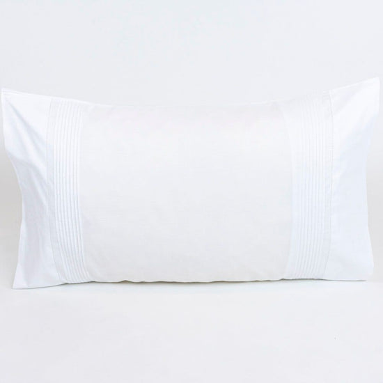 Par de Fronhas de Almofada 370 Branco 50 x 80 cm
