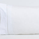 Par de Fundas de Almohada AL10 Blanco 50 x 80 cm