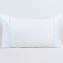 Par de Fundas de Almohada AL10 Blanco 50 x 80 cm