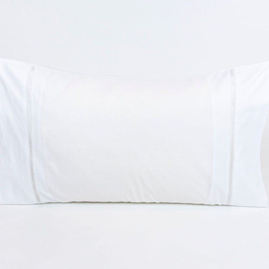 Par de Fronhas de Almofada 509 Branco 50 x 80 cm