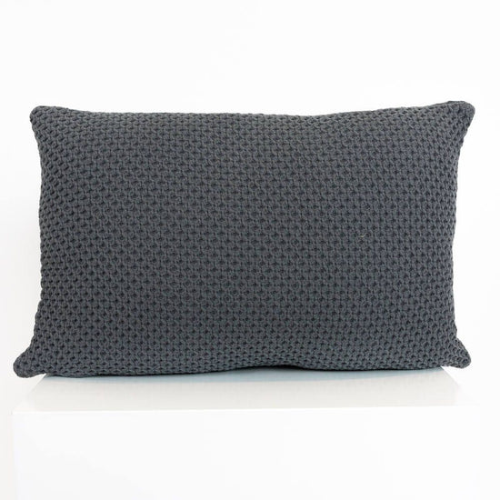 Cojín Decorativo Letícia Gris Oscuro